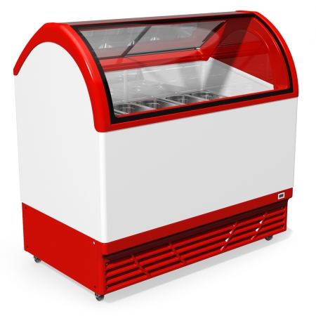 Морозильная витрина для продажи весового мороженого JUKA