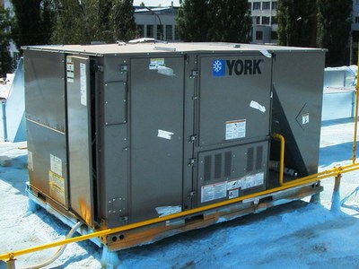 Крышный кондиционер York с газовым нагревом